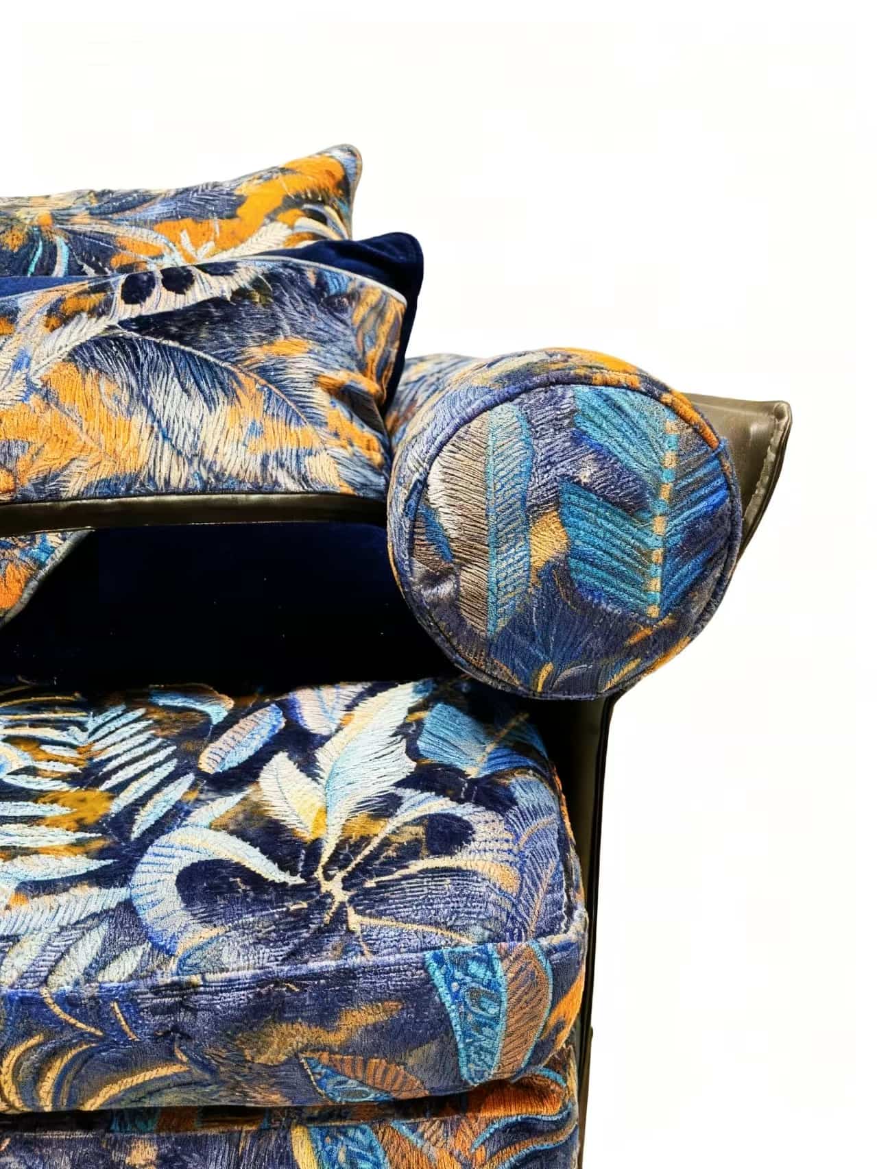 JBL kvaliteetne Jacqurard sametkangas mood uus kollektsioon vihmametsa muster Mordeni stiilis Jacquard samet diivanile